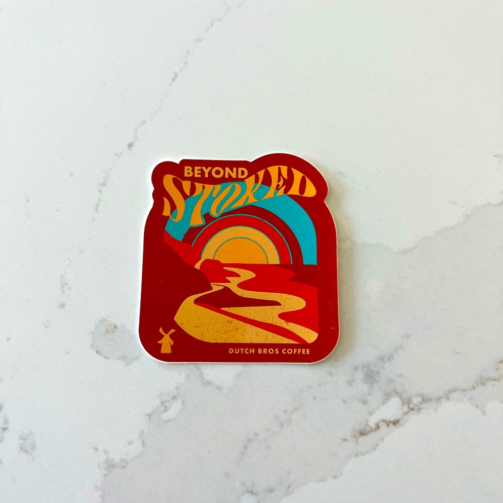 Dutch Bros Stoked Sticker
